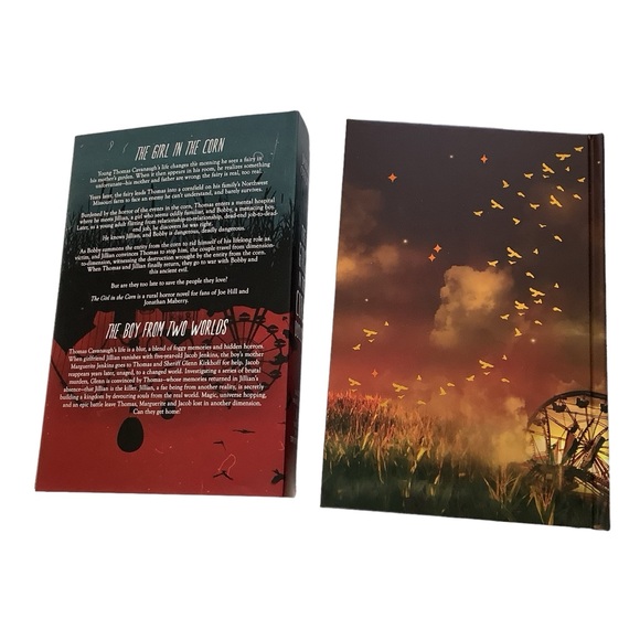 Jason Offutt The Girl In The Corn Duology Hardcover Signed Sprayed Edges New - Picture 3 of 13